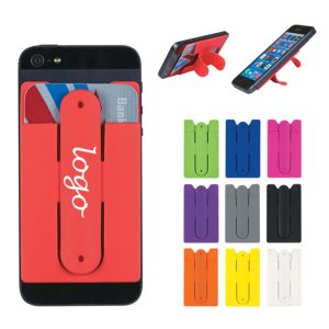 Silicone Smart Wallet With Stand