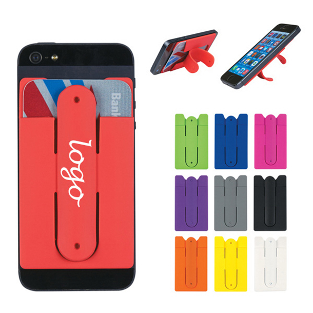 Silicone Smart Wallet With Stand