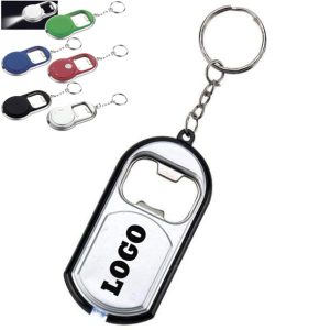 LED Light Bottle Opener Key Chain