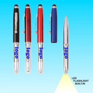3-in-1 Stylus Pen & LED Flashlight Pens